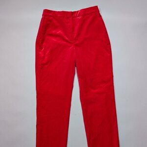 J CREW STRAIGHT-LEG STRETCH COTTON VELVET PANT